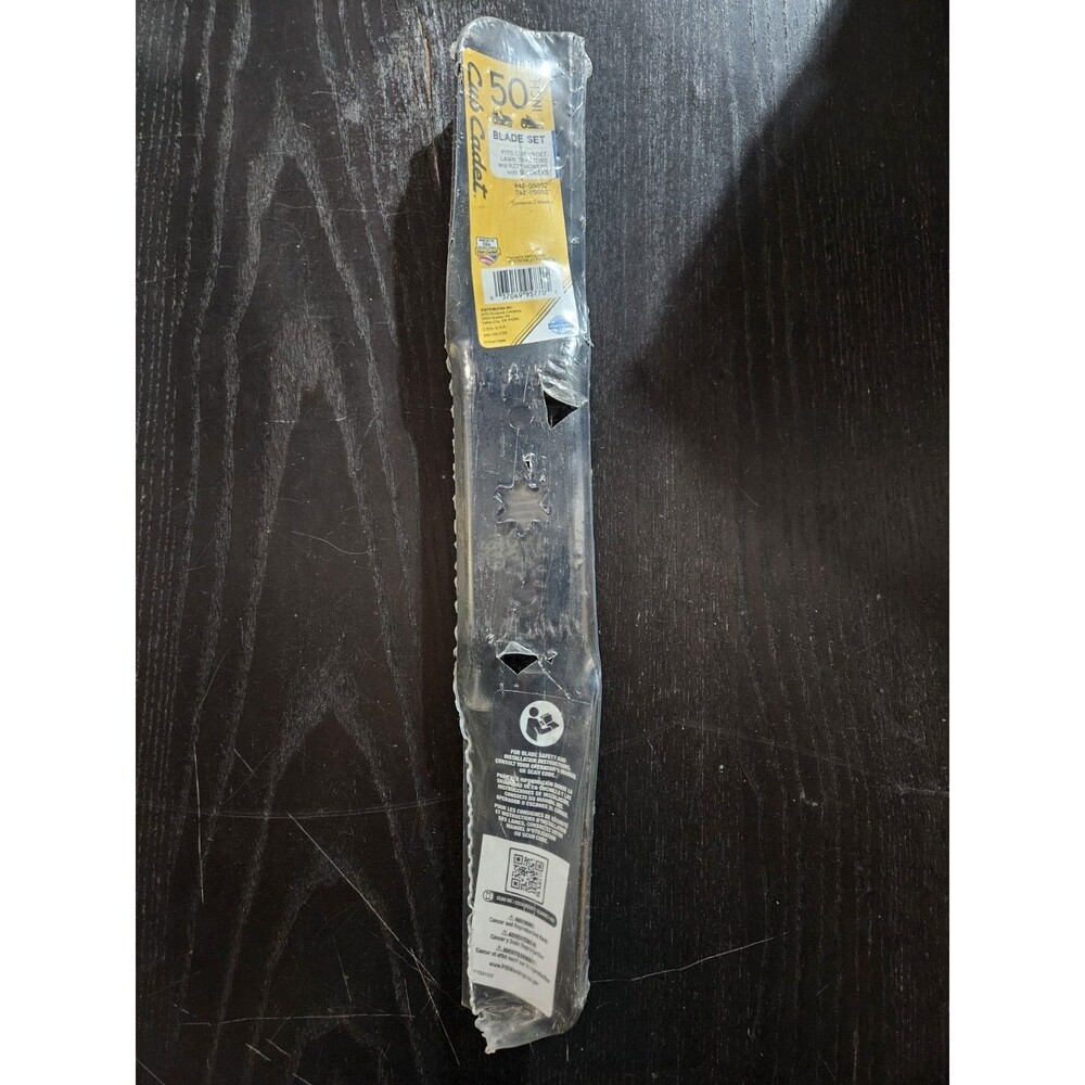Cub Cadet 50 Inch Includes 3 Blade Set 942-05052 & 742-05052 for 50" Decks *NEW*